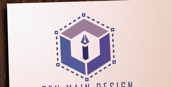 Шаблон логотипа на тему графика