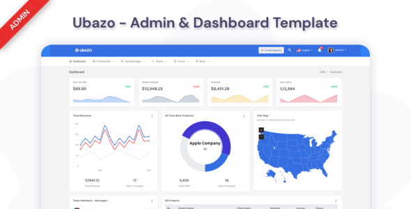 шаблон администратора панели мониторинга
