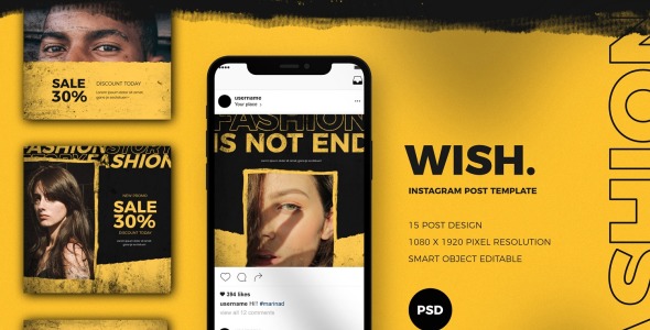 Шаблон для соцсетей на тему графика