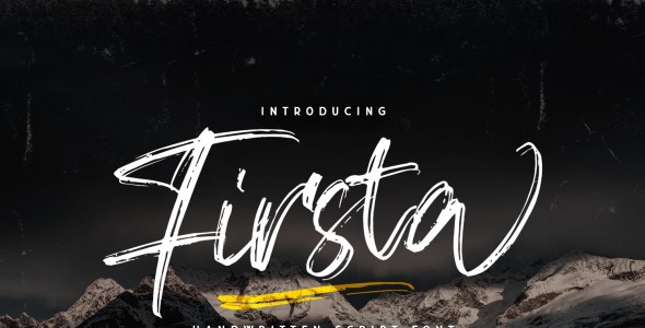 Шрифт на тему графика