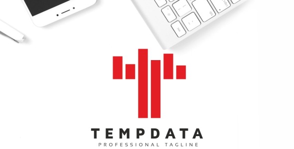 Шаблон логотипа на тему графика