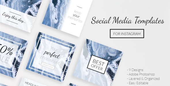 Шаблон для соцсетей на тему графика