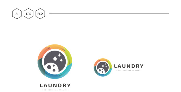 Шаблон логотипа на тему графика