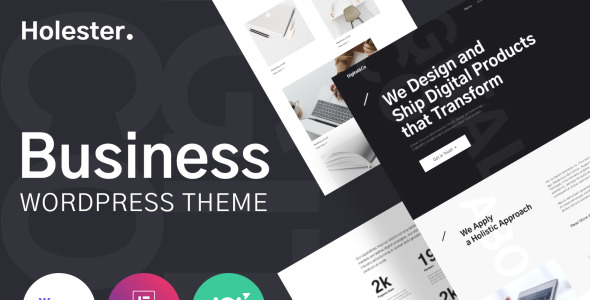 бизнес услуги шаблон сайта wordpress тема