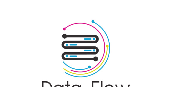 Шаблон логотипа на тему графика