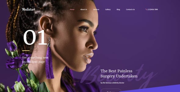 спа салон moto cms 3 шаблон