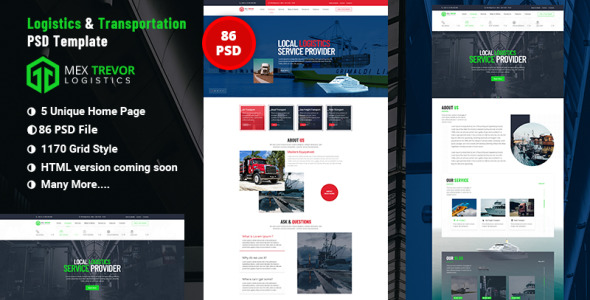 PSD шаблон на тему графика