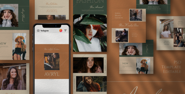 Шаблон для соцсетей на тему графика