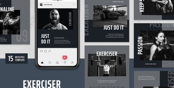 Шаблон для соцсетей на тему графика