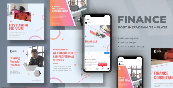 Шаблон для соцсетей на тему графика