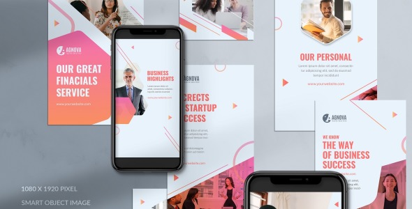 Шаблон для соцсетей на тему графика