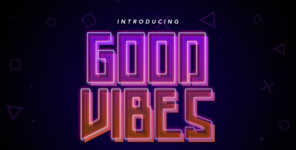 Шрифт на тему графика