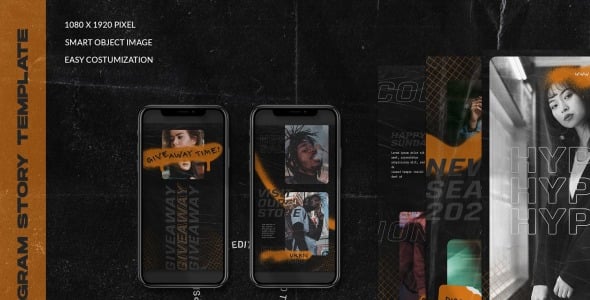 Шаблон для соцсетей на тему графика