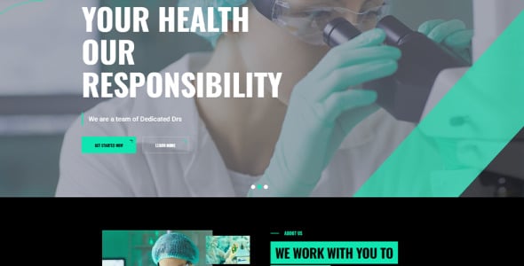 универсальный исследовательский шаблон html5 шаблон веб-сайта