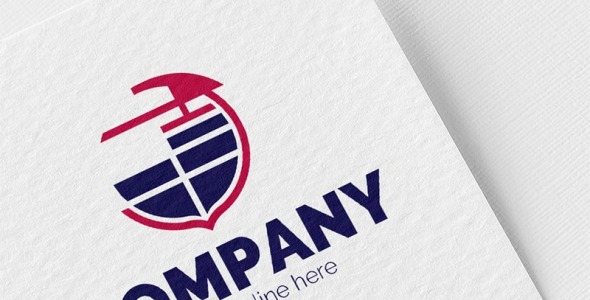 Шаблон логотипа на тему графика