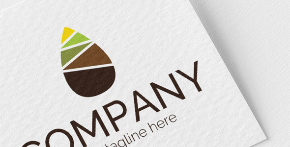 Шаблон логотипа на тему графика