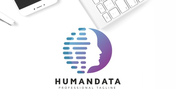 Шаблон логотипа на тему графика