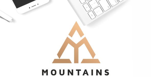 Шаблон логотипа на тему графика