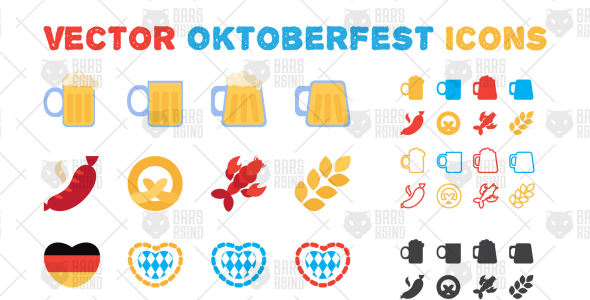 Набор иконок на тему графика