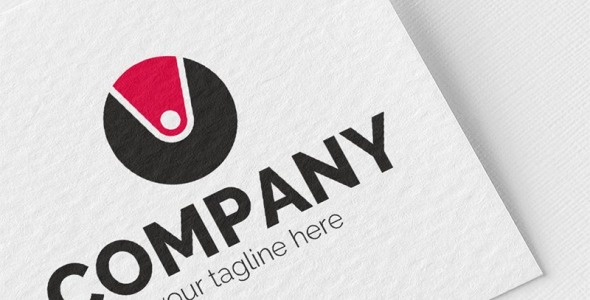 Шаблон логотипа на тему графика