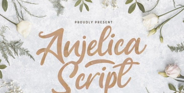 Шрифт на тему графика