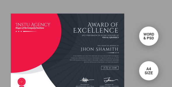 Шаблон сертификата на тему графика