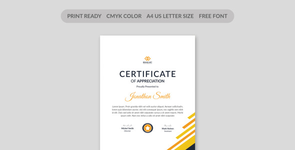 Шаблон сертификата на тему графика