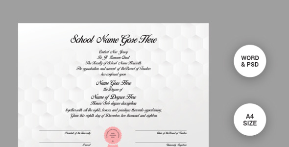 Шаблон сертификата на тему графика