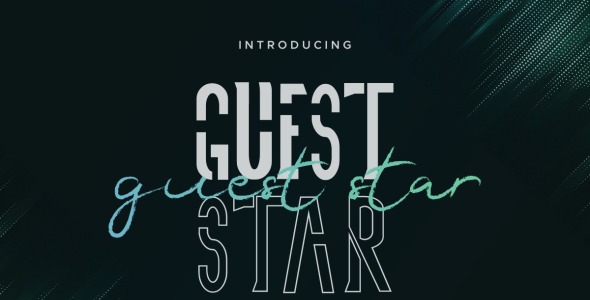 Шрифт на тему графика