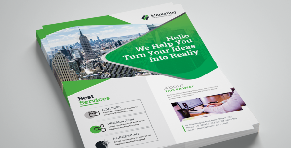 Фирменный стиль на тему графика