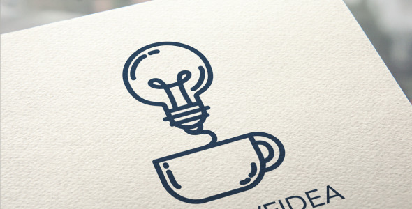 Шаблон логотипа на тему графика