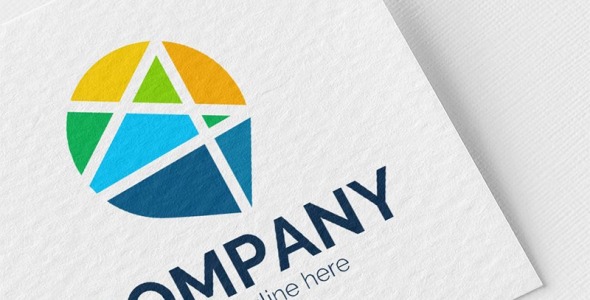 Шаблон логотипа на тему графика