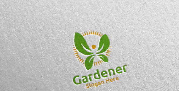 Шаблон логотипа на тему графика