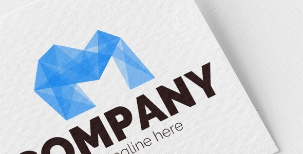 Шаблон логотипа на тему графика