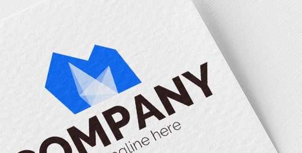 Шаблон логотипа на тему графика