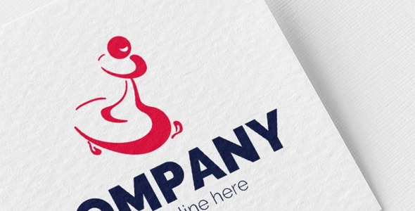 Шаблон логотипа на тему графика