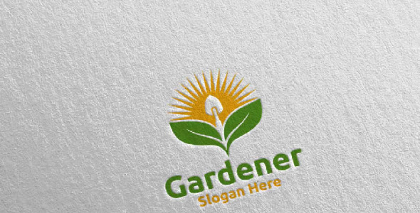 Шаблон логотипа на тему графика