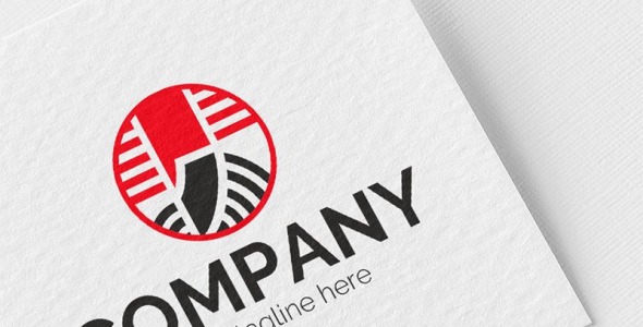 Шаблон логотипа на тему графика