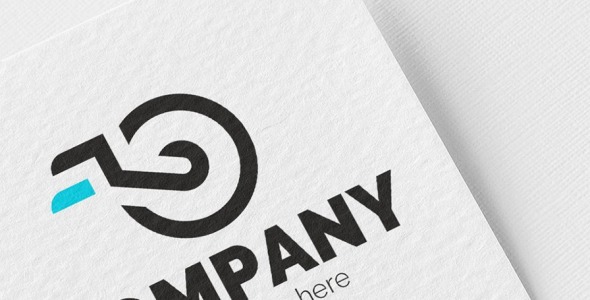 Шаблон логотипа на тему графика