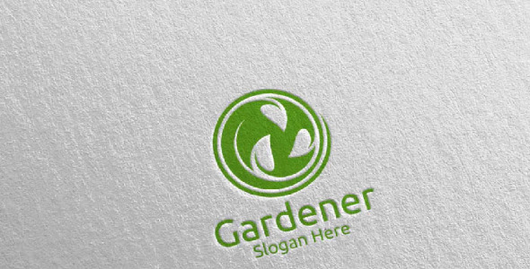 Шаблон логотипа на тему графика