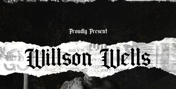 Шрифт на тему графика