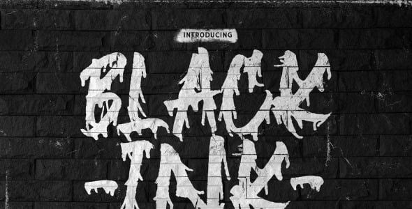 Шрифт на тему графика