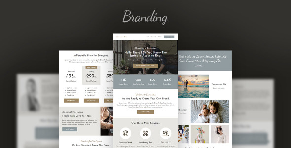 Creative Agency Email Newsletter Template