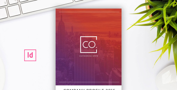 Magazine Template на тему графика