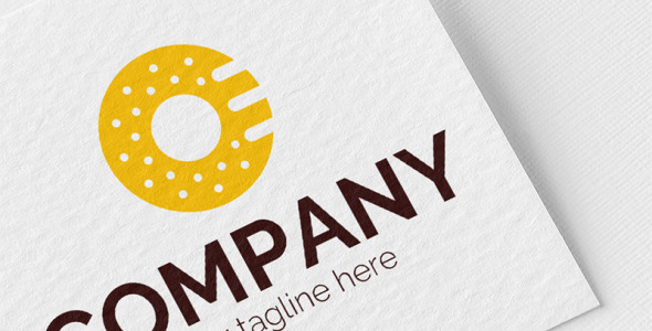 Шаблон логотипа на тему графика