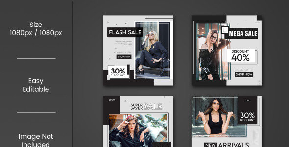 Шаблон для соцсетей на тему графика