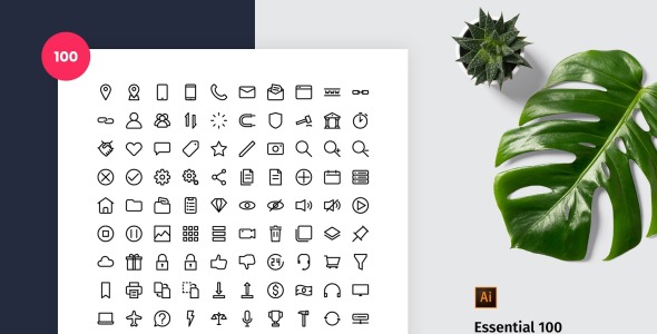 Набор иконок на тему графика