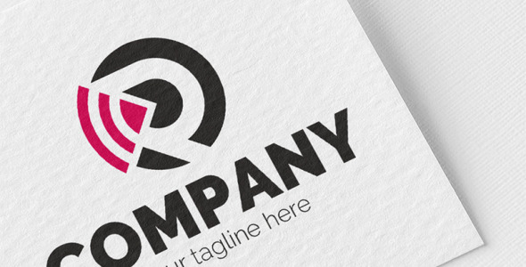 Шаблон логотипа на тему графика