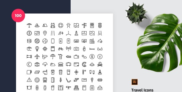 Набор иконок на тему графика