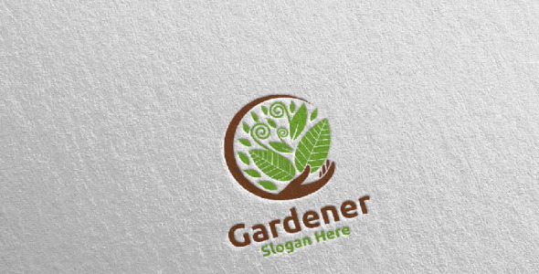 Шаблон логотипа на тему графика